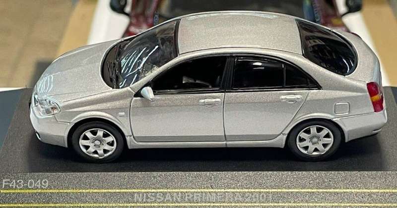 Nissan Primera 2001 silver 1/43 First43-049 NEW+boxed *6020 instant wheels