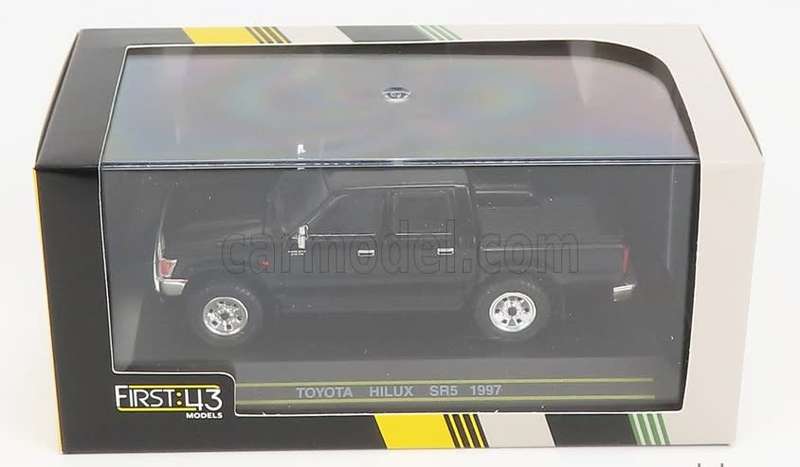 Toyota HiLux SR5 double-cabin 1997/8 black 1/43 First43-132 NEW+boxed *6021 instant wheels