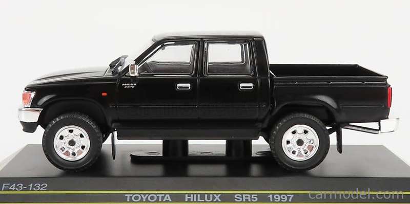 Toyota HiLux SR5 double-cabin 1997/8 black 1/43 First43-132 NEW+boxed *6021 instant wheels
