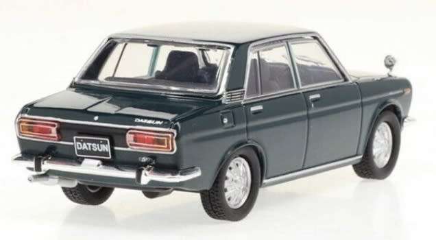 Datsun Bluebird 510 Sedan 1971 dark green 1/43 First43-137 NEW+boxed *6022 instant wheels