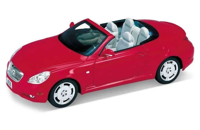 Lexus SC430 convertible 2005-2010 red 1/24 Welly NEW+boxed   #2104 instant wheels