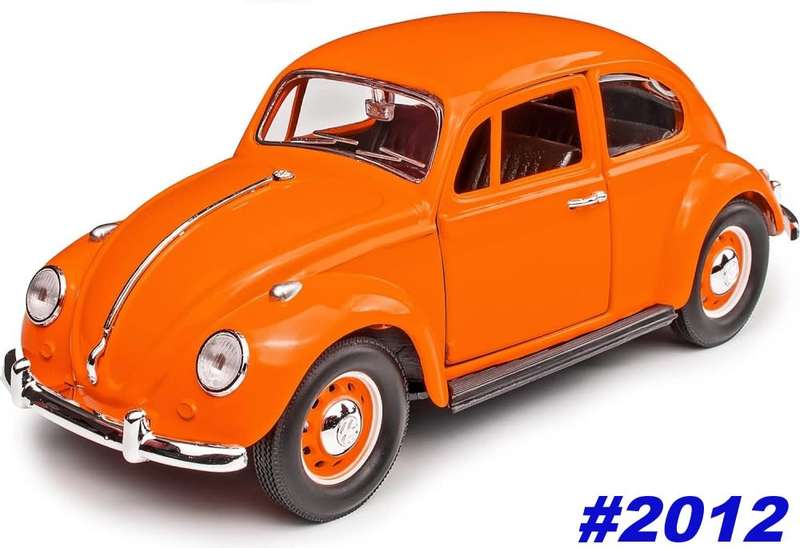 Volkswagen Beetle 1967 orange Road Signature 1/24 Welly NEW+boxed  #2012 instant wheels