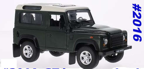Land Rover Defender SWB 1992 green 1/24 Welly NEW+boxed #2016 instant wheels