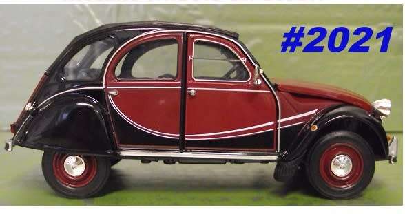 Citroen 2CV 6 CHARLESTON EDITION 1980 1/24 Welly NEW #2021 instant wheels