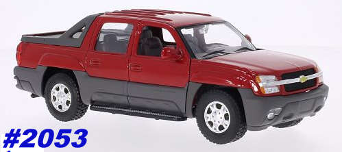 Chevrolet Fleetside Avalanche Pick-up 2002 1/24 Welly NEW+boxed  #2053 instant wheels