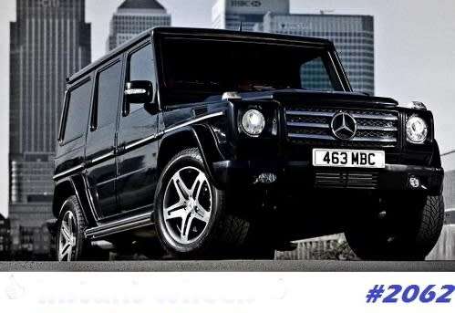 Mercedes-Benz G-class 2009 black 1/24 Welly NEW+boxed  #2062 instant wheels