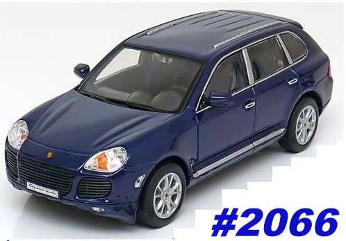 Porsche Cayenne Turbo 2002 dk.blue-met 1/24 Welly NEW+boxed  #2066 instant wheels