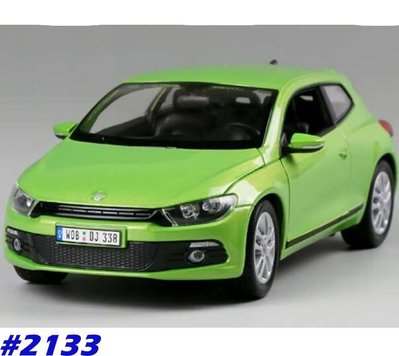 Volkswagen Scirocco Mk.3 2015 green-met 1/24 Welly NEW+boxed  #2133 instant wheels