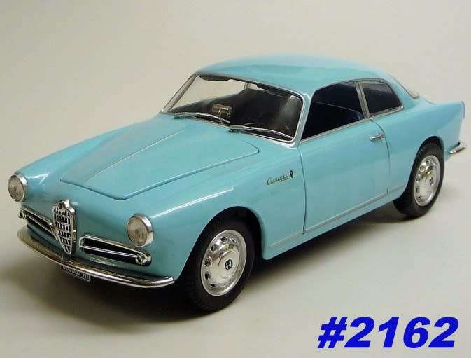 Alfa Romeo Giulietta Sprint 1954 blue 1/24 NEO NEWinBlister  #2162 instant wheels