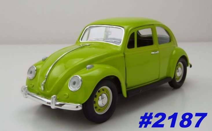 Volkswagen Beetle 1967 light green 1/24 Road Signature NEW+boxed  #2187 instant wheels