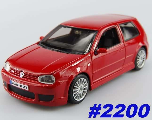 Volkswagen Golf IV R32 2006 red 1/24 Maisto NEW+boxed  #2200 instant wheels