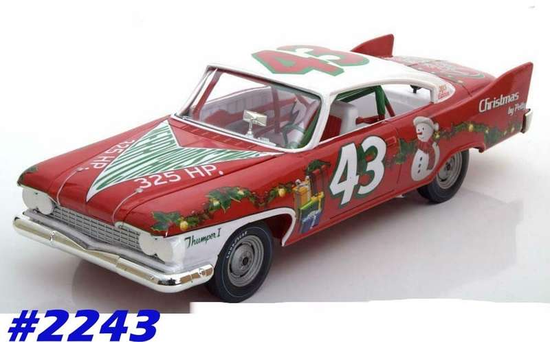 Plymouth Fury 1960 Street Rod red 1/24 ERTL NEW+boxed  #2243 instant wheels