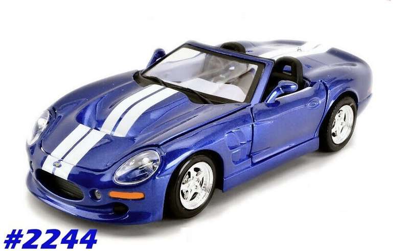 Shelby Cobra Series 1 Cabriolet 1999 1/24 Bburago/IT NEW+boxed  #2244 instant wheels