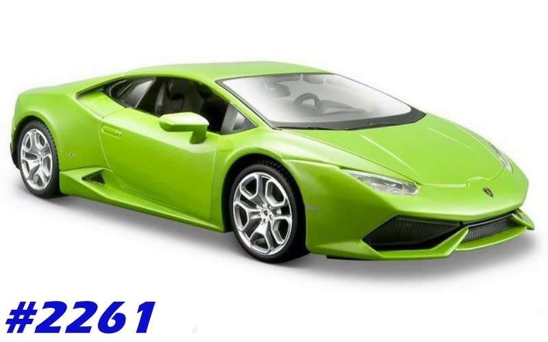 Lamborghini Murchielage lt.green-met 1/24 Maisto NEW+boxed  #2261 instant wheels