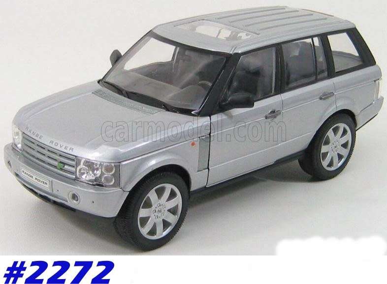 Land Rover Range Rover 2003 silver 1/24 Welly NEW+boxed  #2272 instant wheels