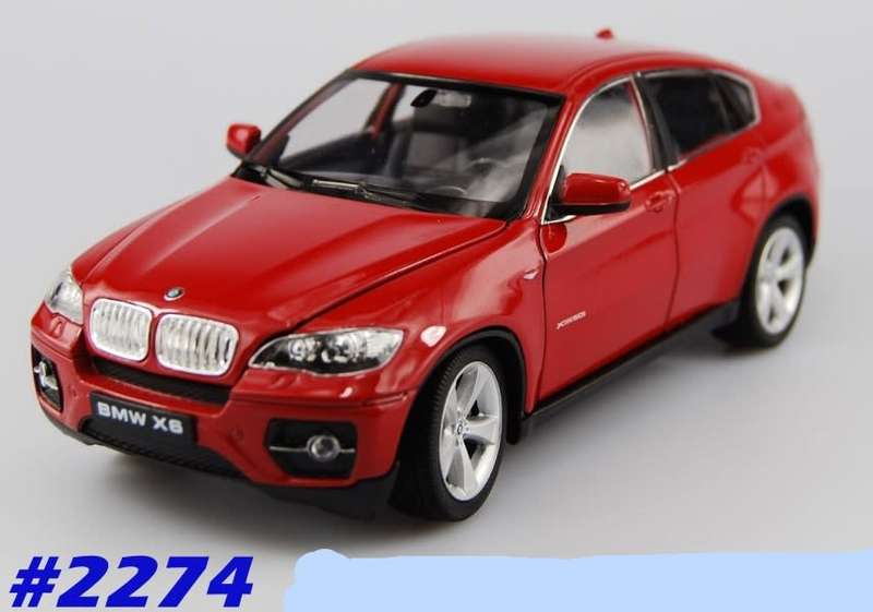 BMW X6 (E71) 2012 red 1/24 Welly NEW+boxed  #2274 instant wheels