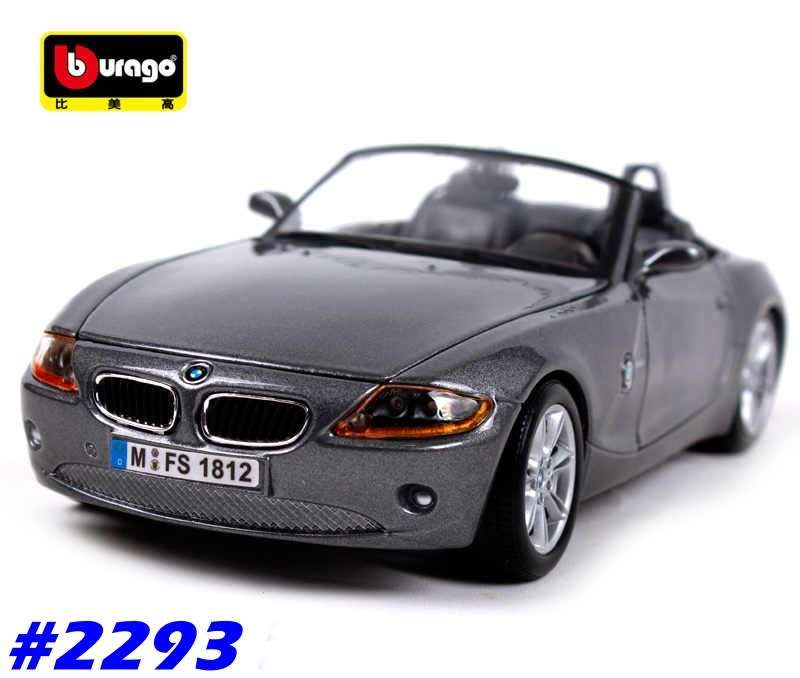 BMW Z4 1995 grey-met 1/24 Bburago NEW+boxed  #2293 instant wheels