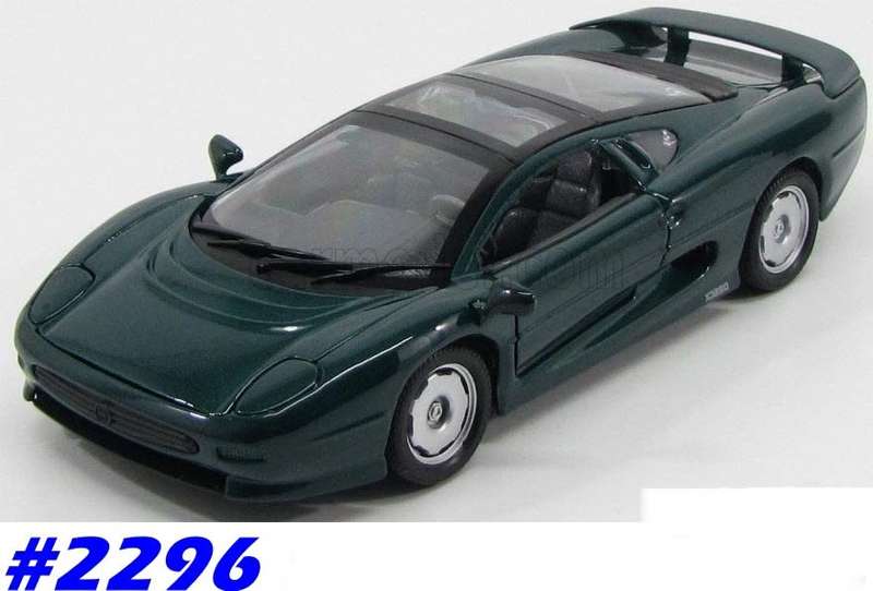 Jaguar XJ220 500hp 1994 BritRaceGreen 1/24 Welly-Premium NEW+boxed  #2296 instant wheels