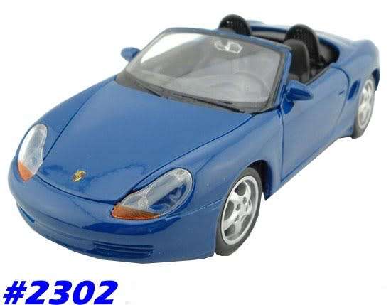 Porsche 718 Boxter Spider (982) 2015 blue 1/24 Maisto NEW+reblistered #2302 instant wheels