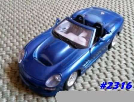 Shelby Series 1 1999 blue-met 1/24 Bburago NEW+reblistered  #2316 instant wheels