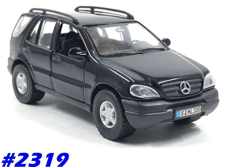 Mercedes-Benz ML320 1989 black 1/24 Maisto NEW+reblistered  #2319 instant wheels
