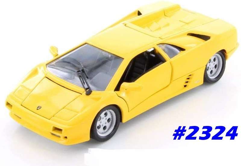 Lamborghini Diablo 1990 yellow 1/24 Maisto NEWinBlister  #2324 instant wheels