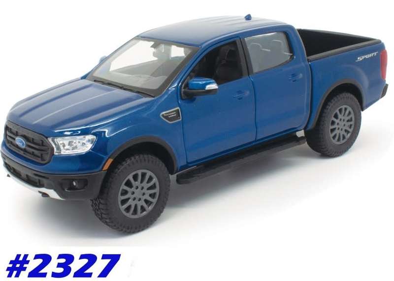 Ford Ranger Sport 2019 blue-metallic 1/27 Maisto NEW+boxed  #2327 instant wheels