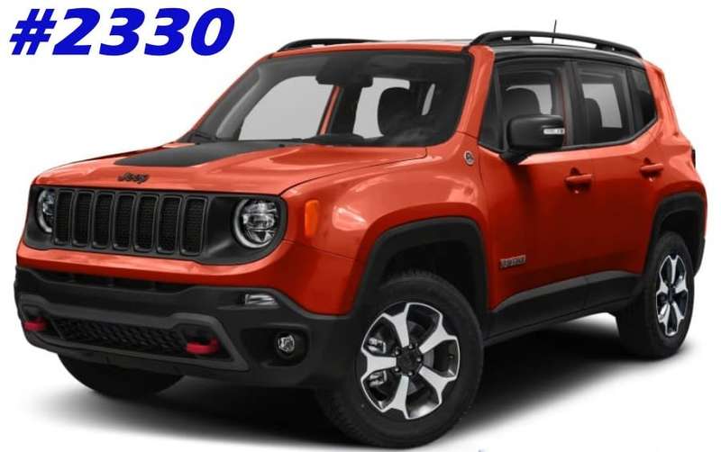 Jeep Renegade Trailhawk 2021 orange 1/24 Welly NEW+boxed  #2330 instant wheels