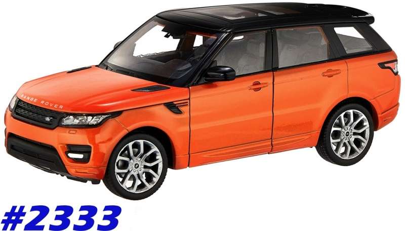 Land Rover Range Rover Sport 2016 orange met 1:24 Welly NEW+boxed   #2333 instant wheels