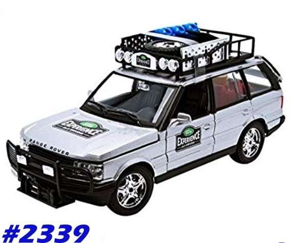 Land Rover Range Rover Safari Experience `01 silver 1/24 NEW+boxed  #2339 instant wheels