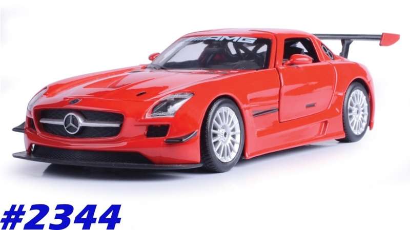 Mercedes-Benz SLS AMG GT3 red 1:24 Motormax NEW+boxed  #2344 instant wheels