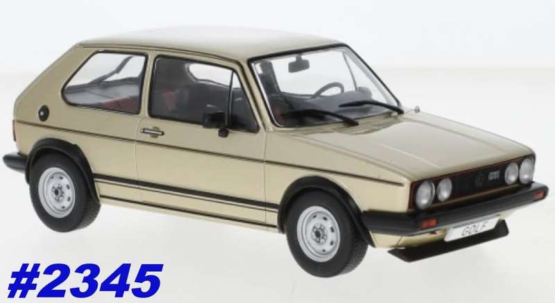 Volkswagen Golf I GTI 1983 beige-metallic 1:24 Whitebox NEW+boxed *2345 instant wheels
