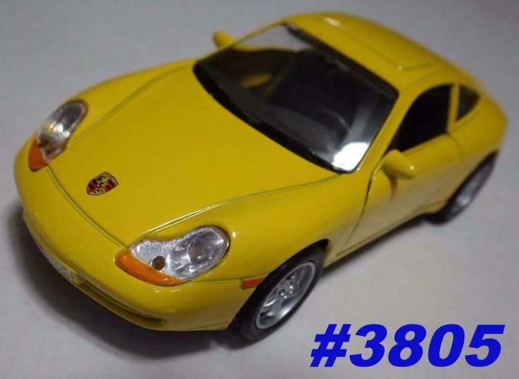 Porsche 911 Carrera 2001  light-yellow 1/38 Welly NEW+reblistered  #3805 instant wheels