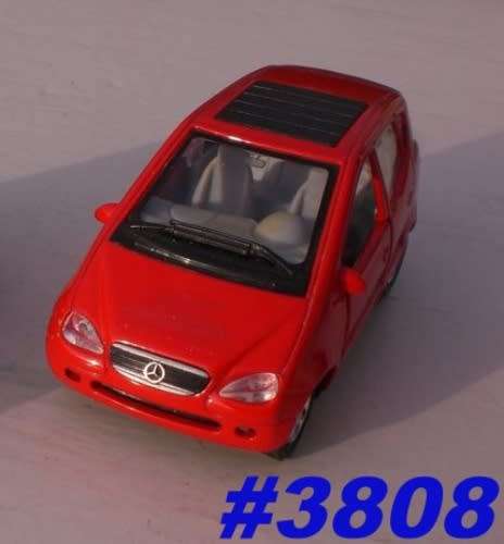 Mercedes-Benz A150 2007 red 1/38 Kinsmart NEW+reblistered  #3808 instant wheels