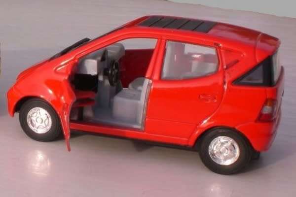 Mercedes-Benz A150 2007 red 1/38 Kinsmart NEW+reblistered  #3808 instant wheels