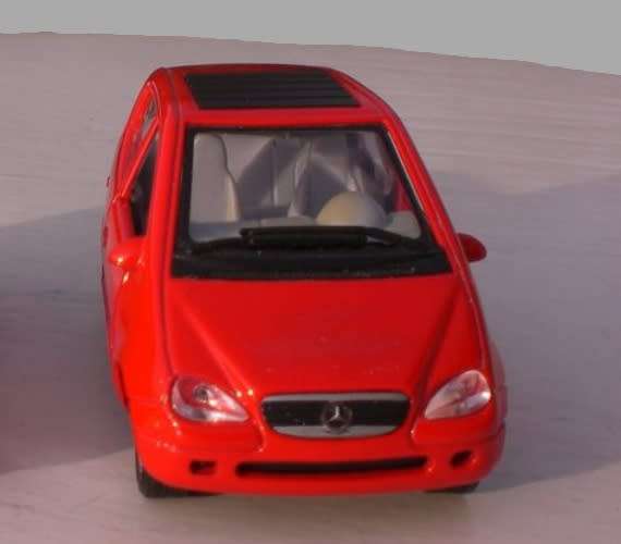 Mercedes-Benz A150 2007 red 1/38 Kinsmart NEW+reblistered  #3808 instant wheels