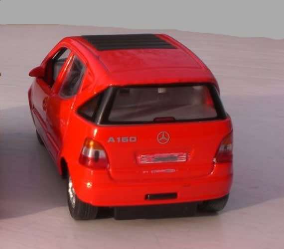 Mercedes-Benz A150 2007 red 1/38 Kinsmart NEW+reblistered  #3808 instant wheels