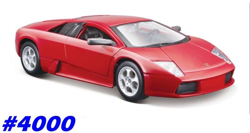 Lamborghini Murcielago 2004 red 1/40(!) POWER RACER Maisto NEW+boxed  #4000 instant wheels