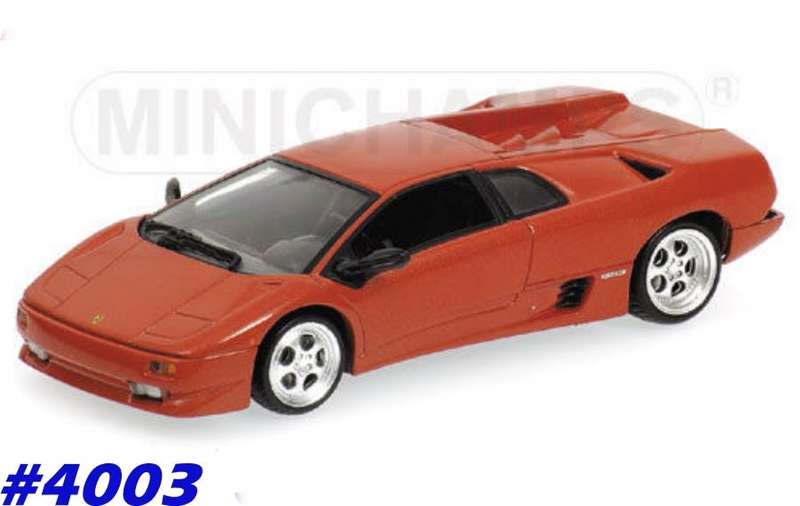Lamborghini Diablo copper-met 1/43 Minichamps NEW+boxed  #4003 instant wheels