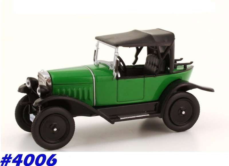 Opel 4/12 PS Laubfrosch 1925 green 1/43 IXO NEW+boxed  #4006 instant wheels
