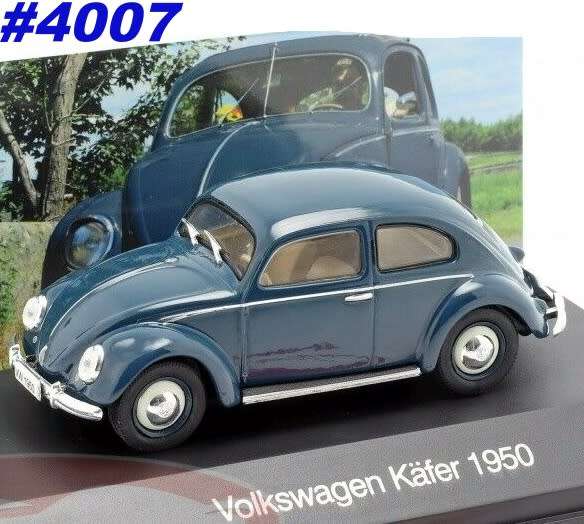 Volkswagen Beetle 1950 blue 1/43 IXO NEW+boxed  #4007 instant wheels