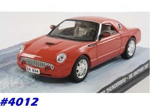 Ford Thunderbird DIE ANOTHER DAY - JBond 007 1/43 U.H. NEW+boxed #4012 instant wheels