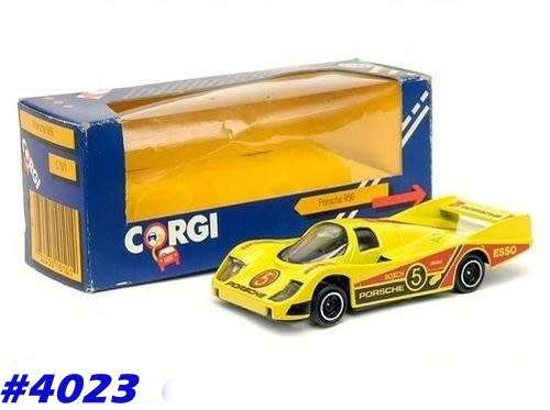 Porsche 956 Turbo 1985 Esso yellow 1/43 Corgi NEW+boxed  #4023 instant wheels