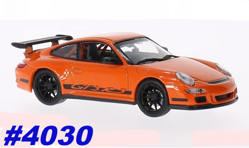 Porsche 997 GT3 RS spoke-rims orange+black 1/43 Road Signature NEW+boxed  #4030 instant wheels