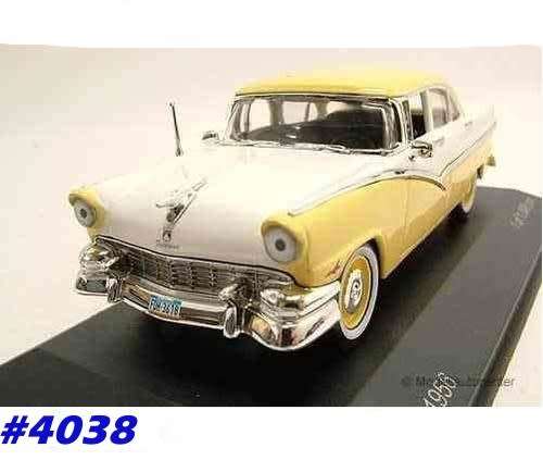 Ford Fairlane 1956 yellow+white 1/43 WhiteBox NEW+boxed  #4038 instant wheels