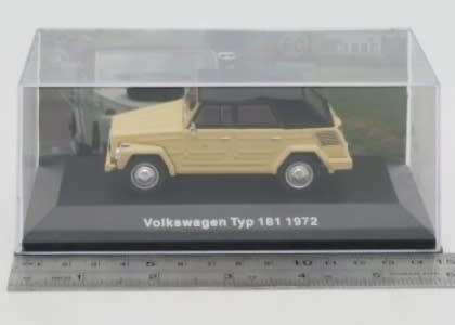 Volkswagen Type 181 Kuebelwagen 1969-1980 beige, canvas top 1/43 IXO NEW+boxed #6025 instant wheels