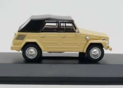 Volkswagen Type 181 Kuebelwagen 1969-1980 beige, canvas top 1/43 IXO NEW+boxed #6025 instant wheels
