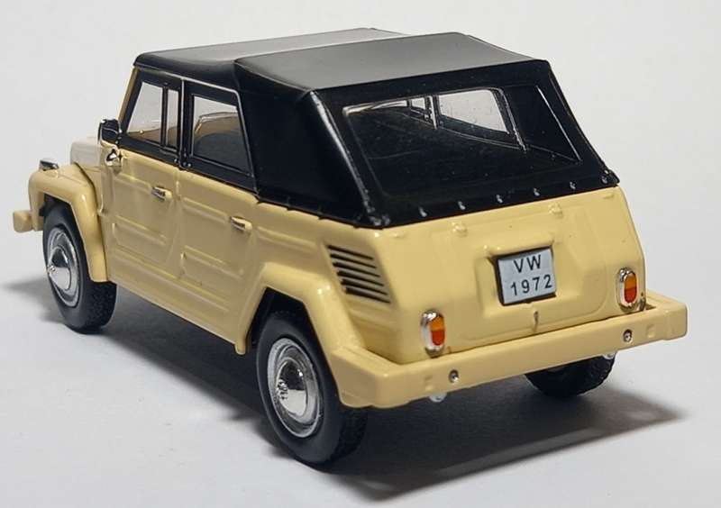 Volkswagen Type 181 Kuebelwagen 1969-1980 beige, canvas top 1/43 IXO NEW+boxed #6025 instant wheels