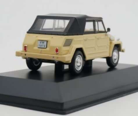 Volkswagen Type 181 Kuebelwagen 1969-1980 beige, canvas top 1/43 IXO NEW+boxed #6025 instant wheels