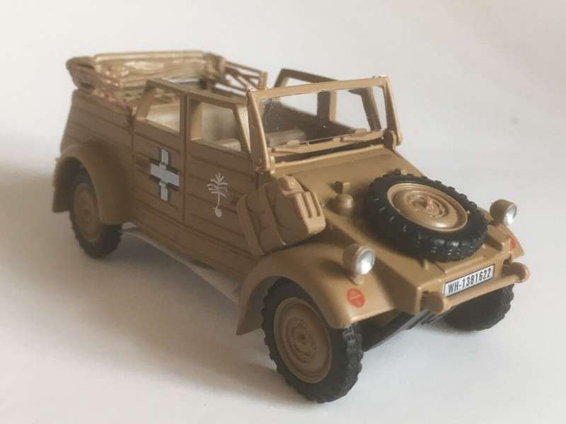 Volkswagen Type 82 Kuebelwagen Afrika Corps 1940 1/43 Cararama NEW+boxed #6029 instant wheels 970.00